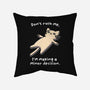 Minor Decision-None-Removable Cover-Throw Pillow-BridgeWalker