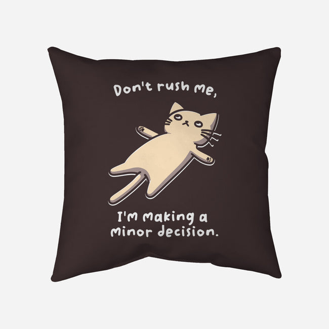 Minor Decision-None-Removable Cover-Throw Pillow-BridgeWalker