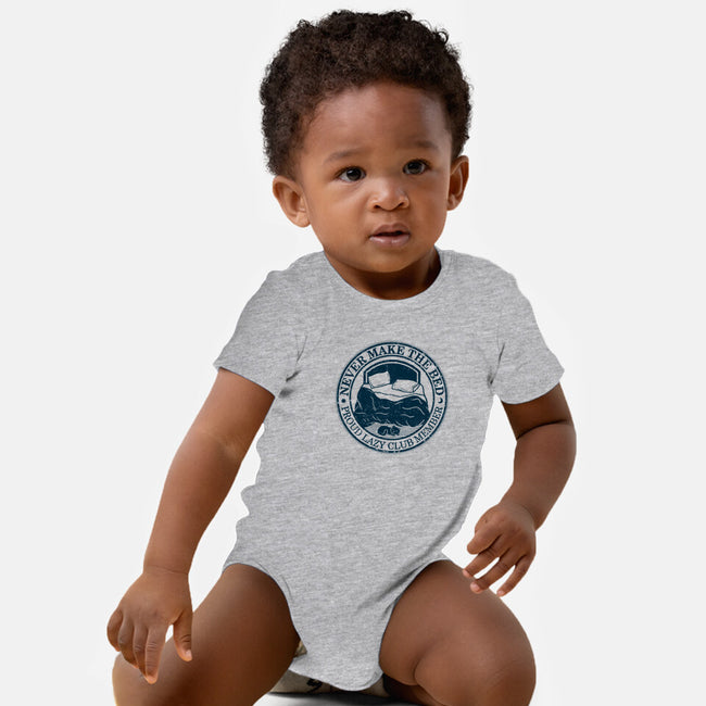 Never Make The Bed-Baby-Basic-Onesie-NMdesign