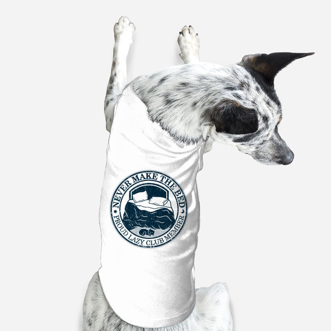 Never Make The Bed-Dog-Basic-Pet Tank-NMdesign