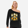 Banana Octopus-Womens-Off Shoulder-Sweatshirt-Vallina84