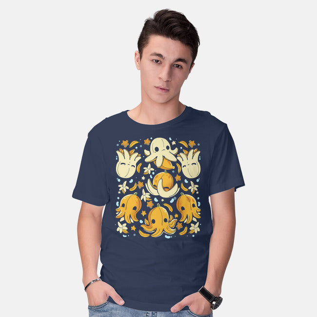 Banana Octopus-Mens-Basic-Tee-Vallina84