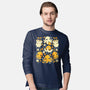 Banana Octopus-Mens-Long Sleeved-Tee-Vallina84