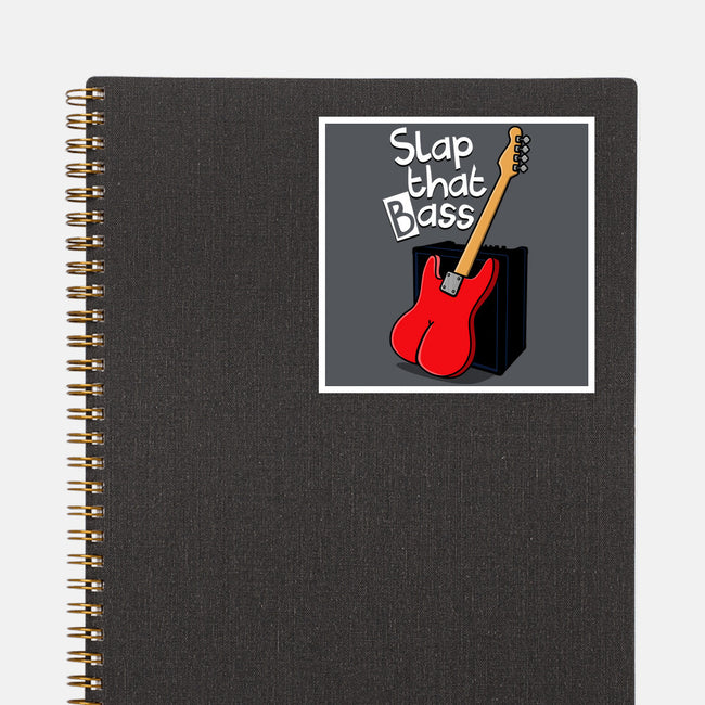 Slap That Bass-None-Glossy-Sticker-Boggs Nicolas