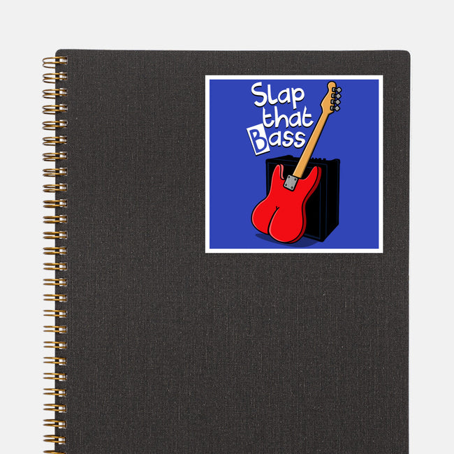 Slap That Bass-None-Glossy-Sticker-Boggs Nicolas