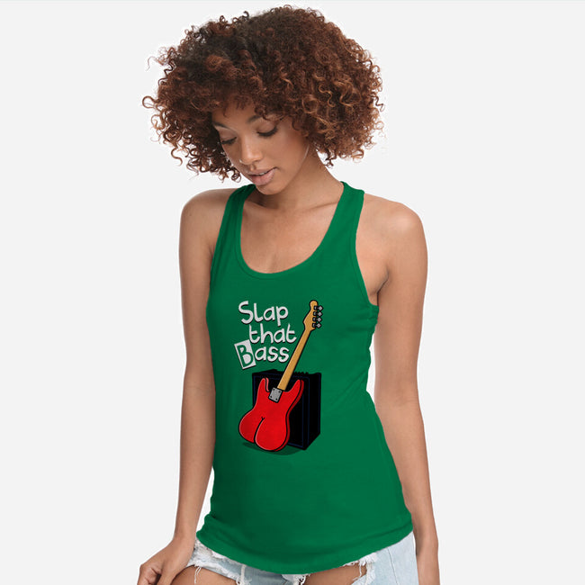 Slap That Bass-Womens-Racerback-Tank-Boggs Nicolas