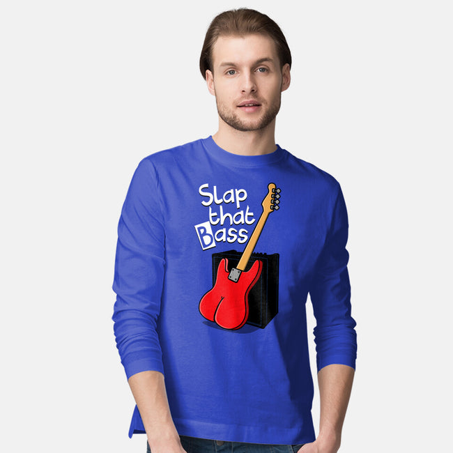 Slap That Bass-Mens-Long Sleeved-Tee-Boggs Nicolas