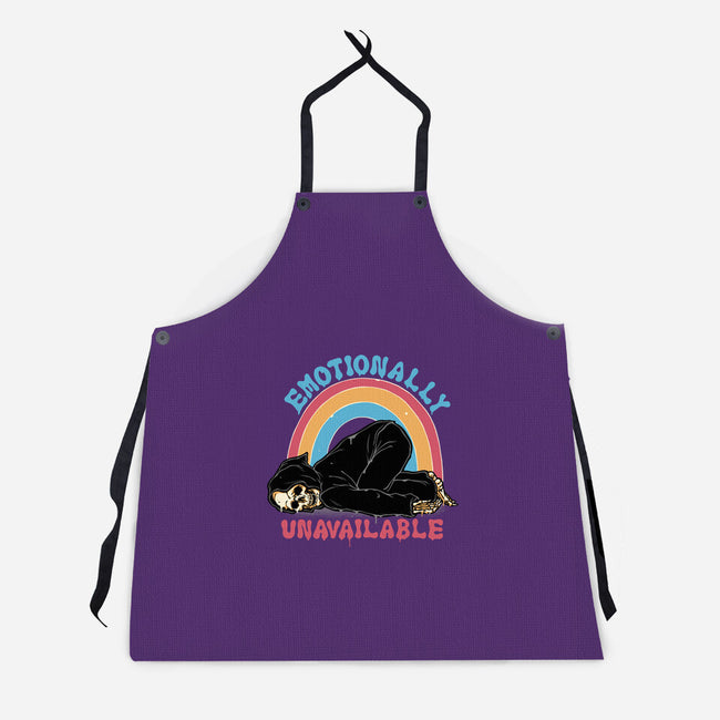 Emotionally Unavailable Reaper-Unisex-Kitchen-Apron-momma_gorilla