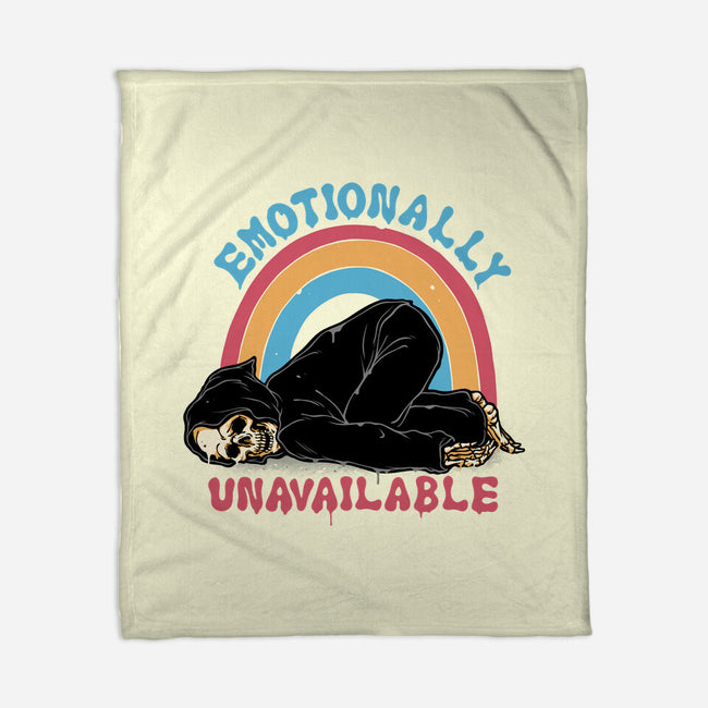 Emotionally Unavailable Reaper-None-Fleece-Blanket-momma_gorilla