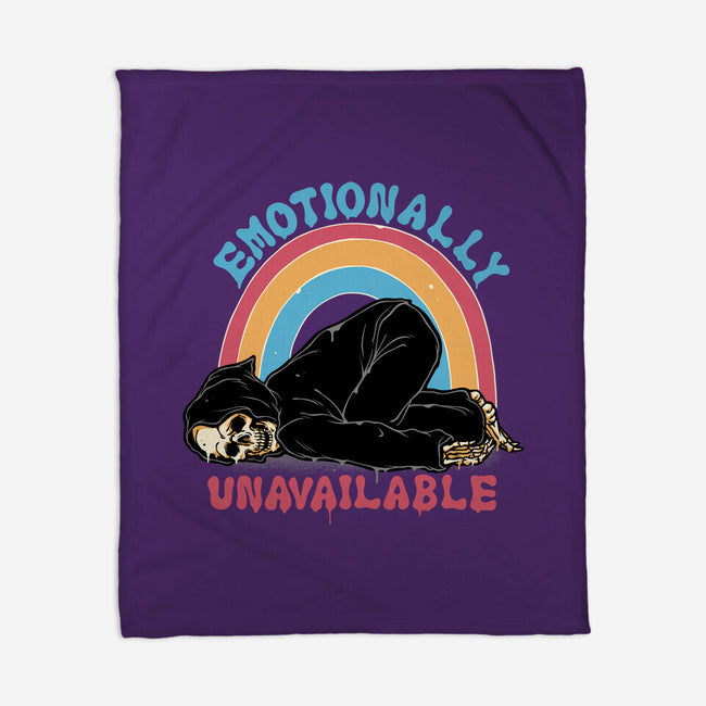 Emotionally Unavailable Reaper-None-Fleece-Blanket-momma_gorilla