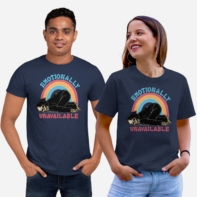 Emotionally Unavailable Reaper-Unisex-Basic-Tee-momma_gorilla