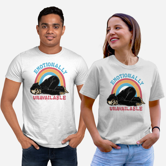 Emotionally Unavailable Reaper-Unisex-Basic-Tee-momma_gorilla