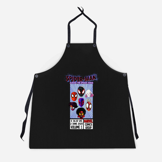 Corner Box Heads-Unisex-Kitchen-Apron-Afire