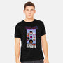 Corner Box Heads-Mens-Heavyweight-Tee-Afire