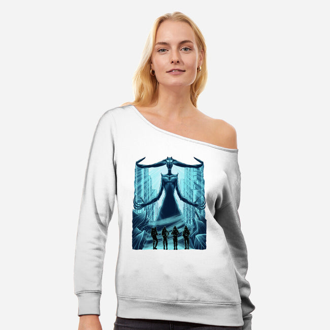 Frozen NYC-Womens-Off Shoulder-Sweatshirt-rmatix