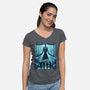 Frozen NYC-Womens-V-Neck-Tee-rmatix