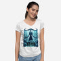 Frozen NYC-Womens-V-Neck-Tee-rmatix