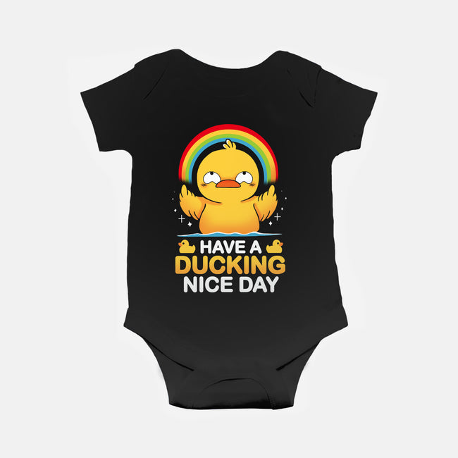 Have A Ducking Day-Baby-Basic-Onesie-Vallina84