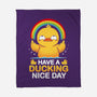 Have A Ducking Day-None-Fleece-Blanket-Vallina84