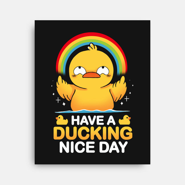 Have A Ducking Day-None-Stretched-Canvas-Vallina84