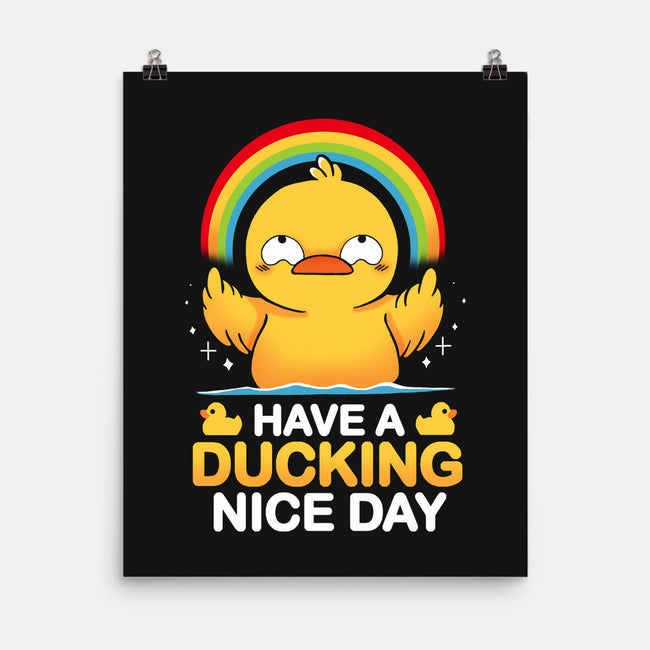 Have A Ducking Day-None-Matte-Poster-Vallina84