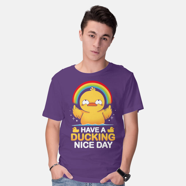 Have A Ducking Day-Mens-Basic-Tee-Vallina84