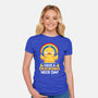 Have A Ducking Day-Womens-Fitted-Tee-Vallina84