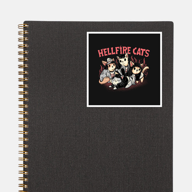 Hellfire Cats-None-Glossy-Sticker-momma_gorilla