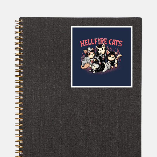 Hellfire Cats-None-Glossy-Sticker-momma_gorilla