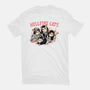 Hellfire Cats-Womens-Fitted-Tee-momma_gorilla