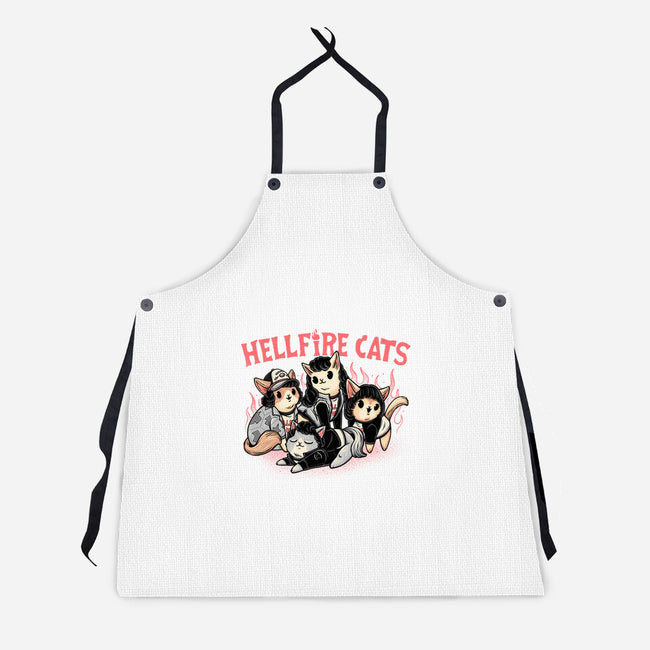 Hellfire Cats-Unisex-Kitchen-Apron-momma_gorilla