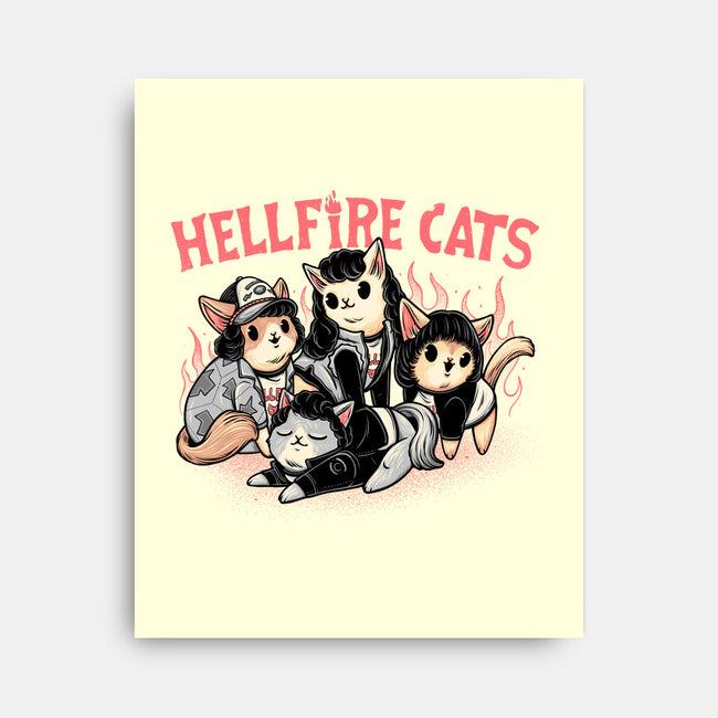 Hellfire Cats-None-Stretched-Canvas-momma_gorilla