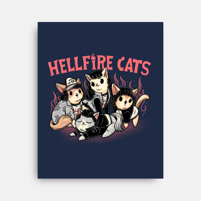 Hellfire Cats-None-Stretched-Canvas-momma_gorilla