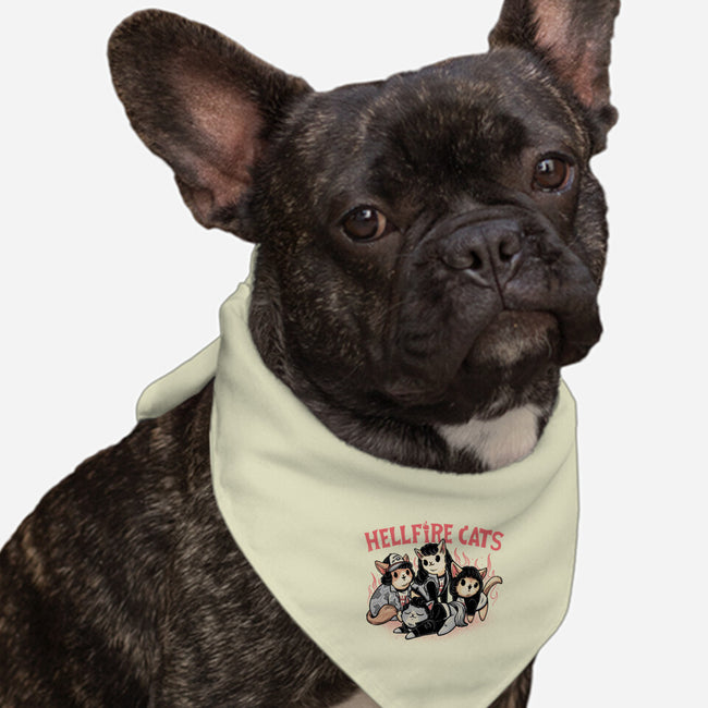 Hellfire Cats-Dog-Bandana-Pet Collar-momma_gorilla