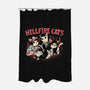 Hellfire Cats-None-Polyester-Shower Curtain-momma_gorilla