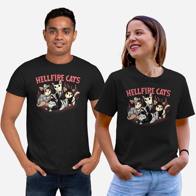 Hellfire Cats-Unisex-Basic-Tee-momma_gorilla