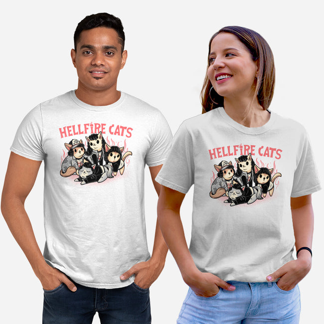 Hellfire Cats-Unisex-Basic-Tee-momma_gorilla