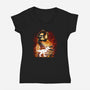 Carnotaurus-Womens-V-Neck-Tee-Vallina84