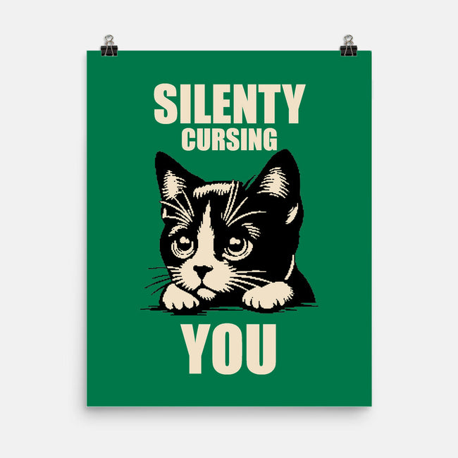 Silently Cursing You-None-Matte-Poster-turborat14