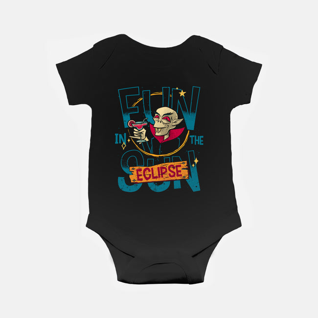 Fun In The Eclipse-Baby-Basic-Onesie-teesgeex