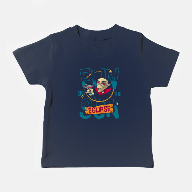 Fun In The Eclipse-Baby-Basic-Tee-teesgeex