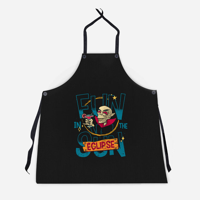 Fun In The Eclipse-Unisex-Kitchen-Apron-teesgeex