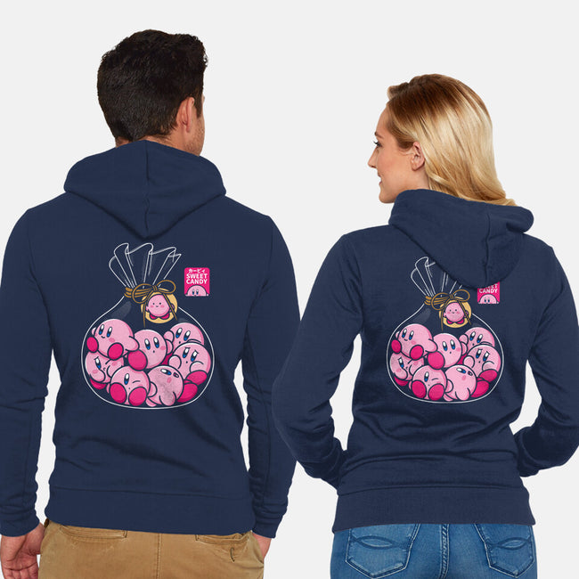 Candies-Unisex-Zip-Up-Sweatshirt-Xentee