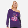 Candies-Womens-Off Shoulder-Sweatshirt-Xentee