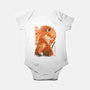 Red Fox Samurai-Baby-Basic-Onesie-dandingeroz