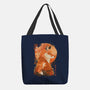 Red Fox Samurai-None-Basic Tote-Bag-dandingeroz