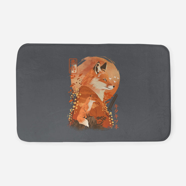 Red Fox Samurai-None-Memory Foam-Bath Mat-dandingeroz