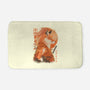 Red Fox Samurai-None-Memory Foam-Bath Mat-dandingeroz