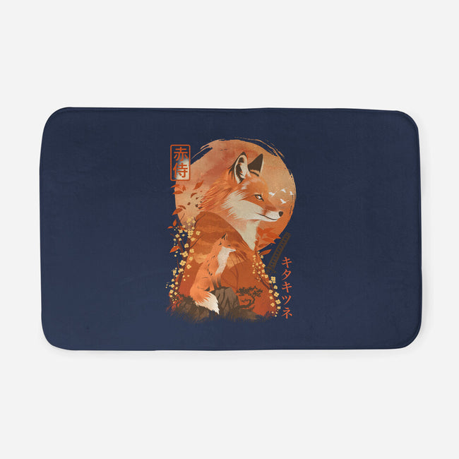 Red Fox Samurai-None-Memory Foam-Bath Mat-dandingeroz