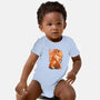 Red Fox Samurai-Baby-Basic-Onesie-dandingeroz